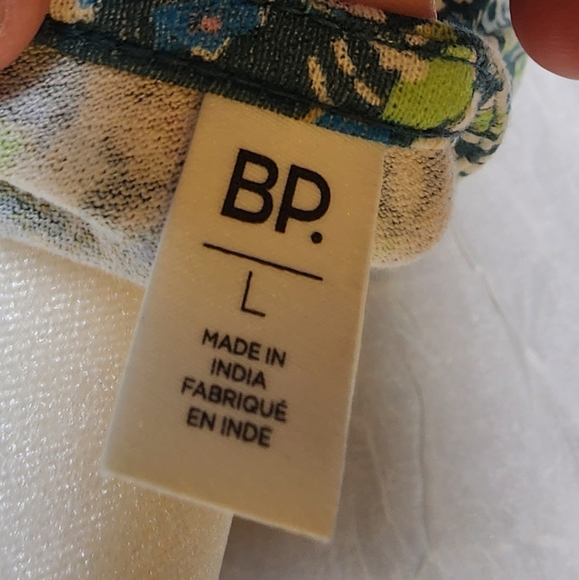 Womens Large Deep V Neck Long Sleeve Print Knit Dress - Picture 8 of 12